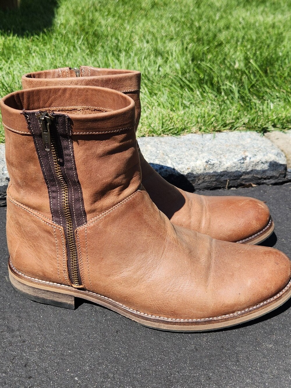 Minelli Men's Leather Boots In Size 43